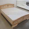 Кровать массив дерева 1800 «Карина-6» Дуб молочный
